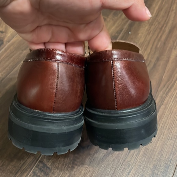 Madewell Bradley Lugsole Loafer Cherry Size 9.5 - Picture 7 of 11